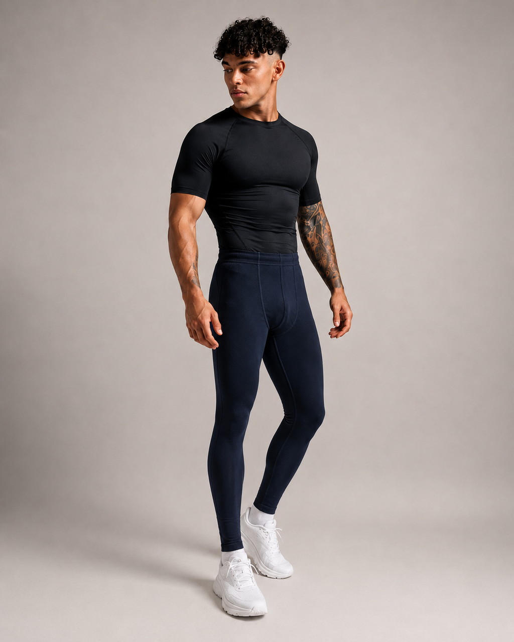 Men's Thermal Base Layer Leggings – Stretch Fit