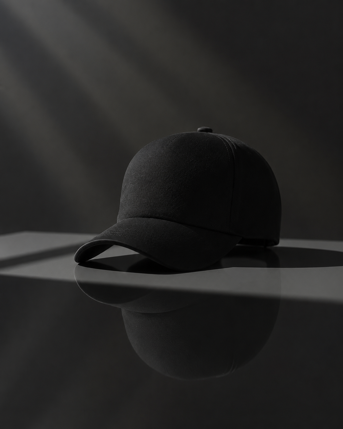 Black Baseball Cap – Sleek Premium Cap