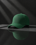 Classic Forest Green Baseball Cap – Premium Fabric