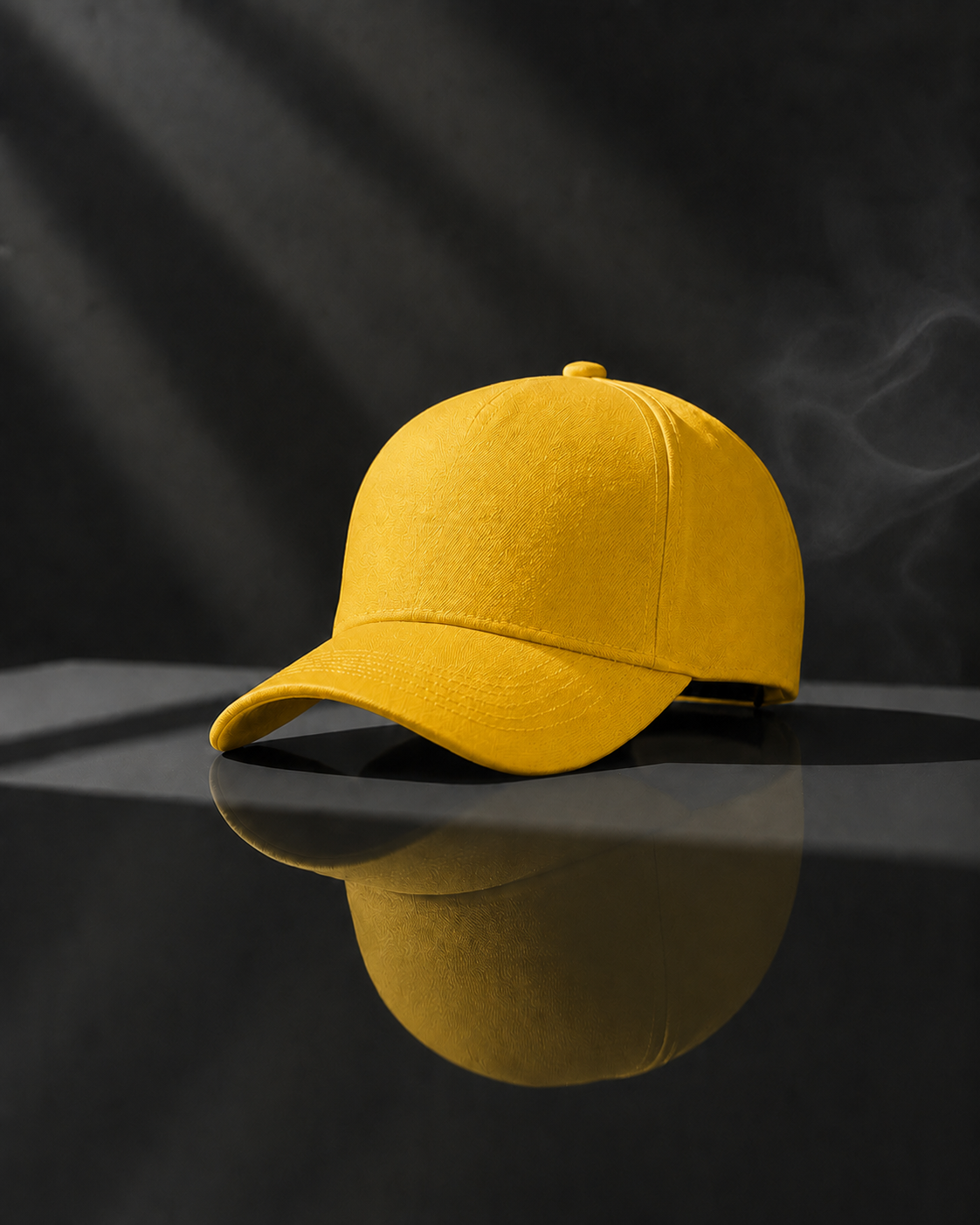 Yellow Baseball Cap – Bold Tone-on-Cap