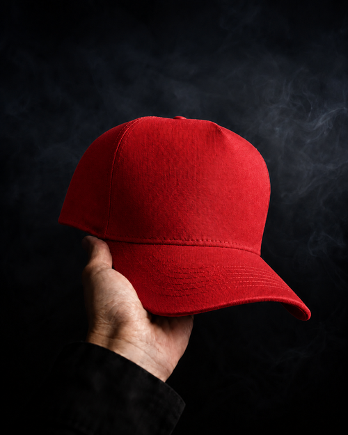 Crimson Red Baseball Cap – Classic Structured Cap