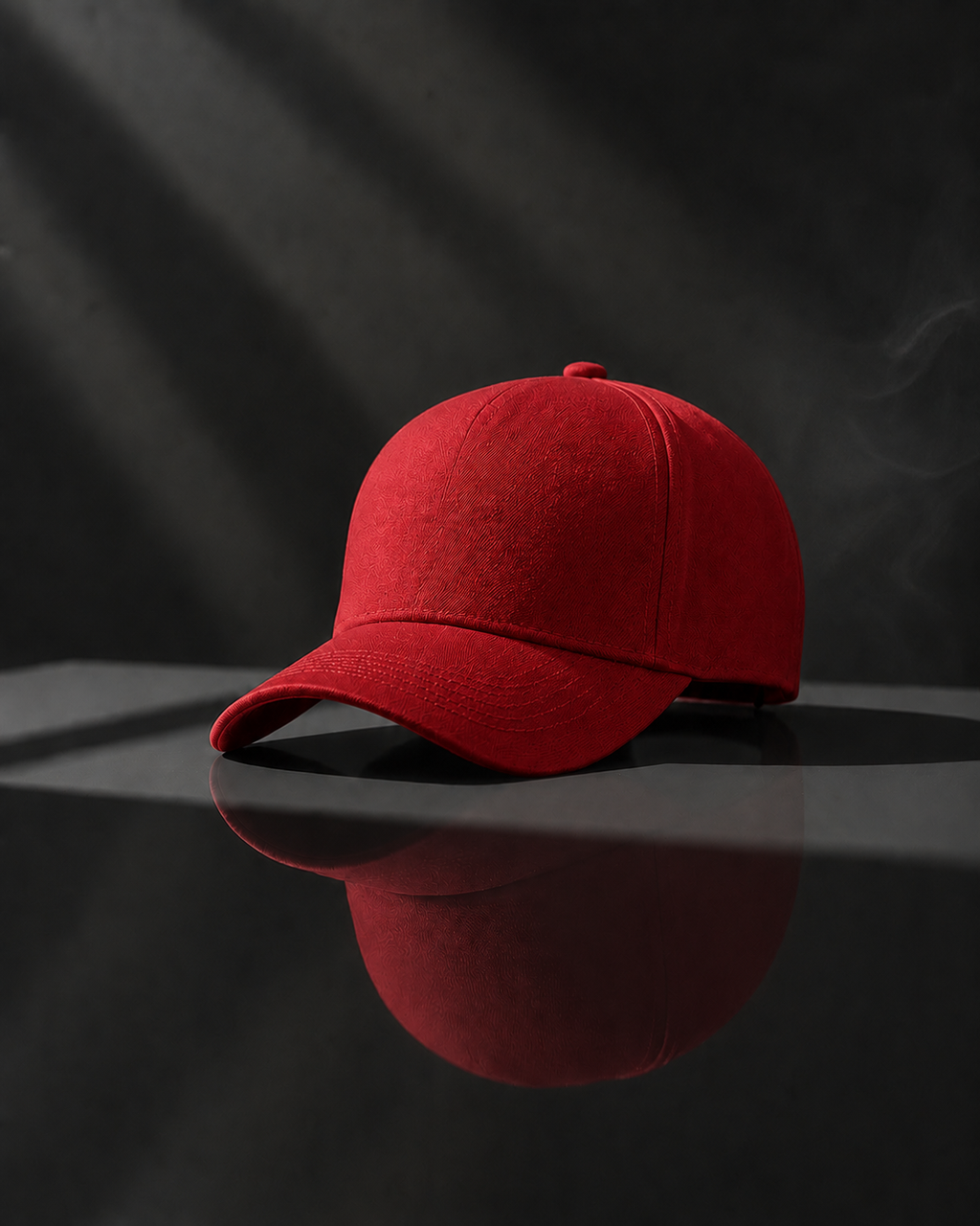 Crimson Red Baseball Cap – Classic Structured Cap