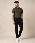 Premium Pique Polo T-Shirt — Olive Green