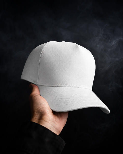 Classic White Baseball Cap – Clean Minimalist Cap