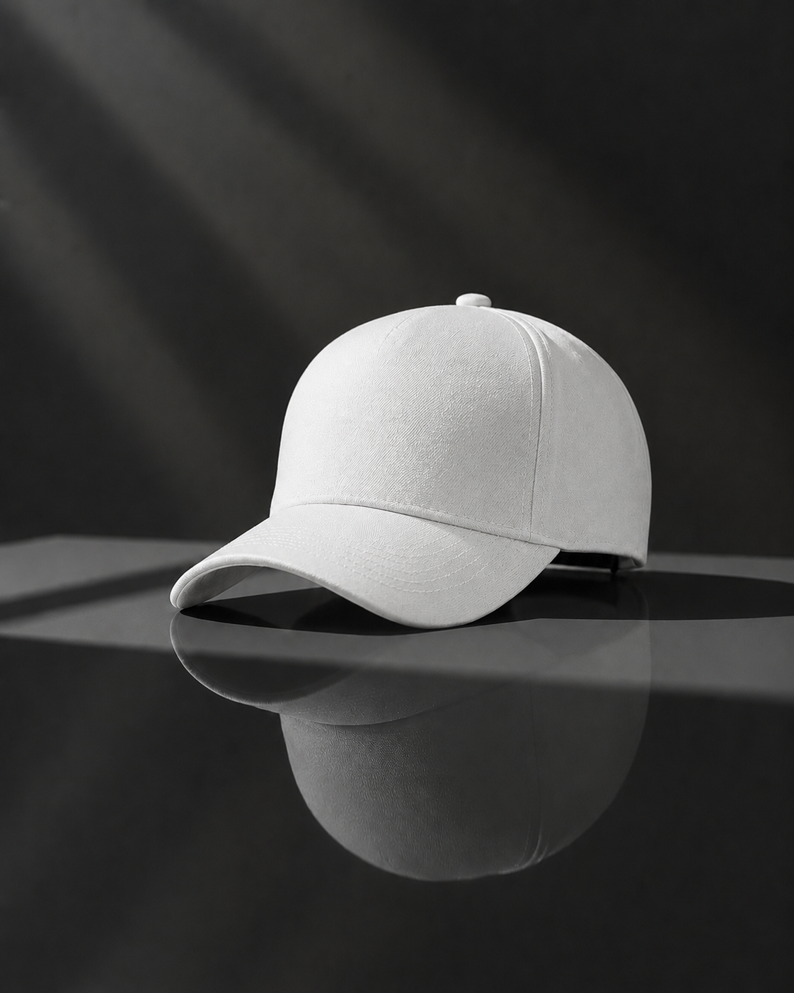 Classic White Baseball Cap – Clean Minimalist Cap