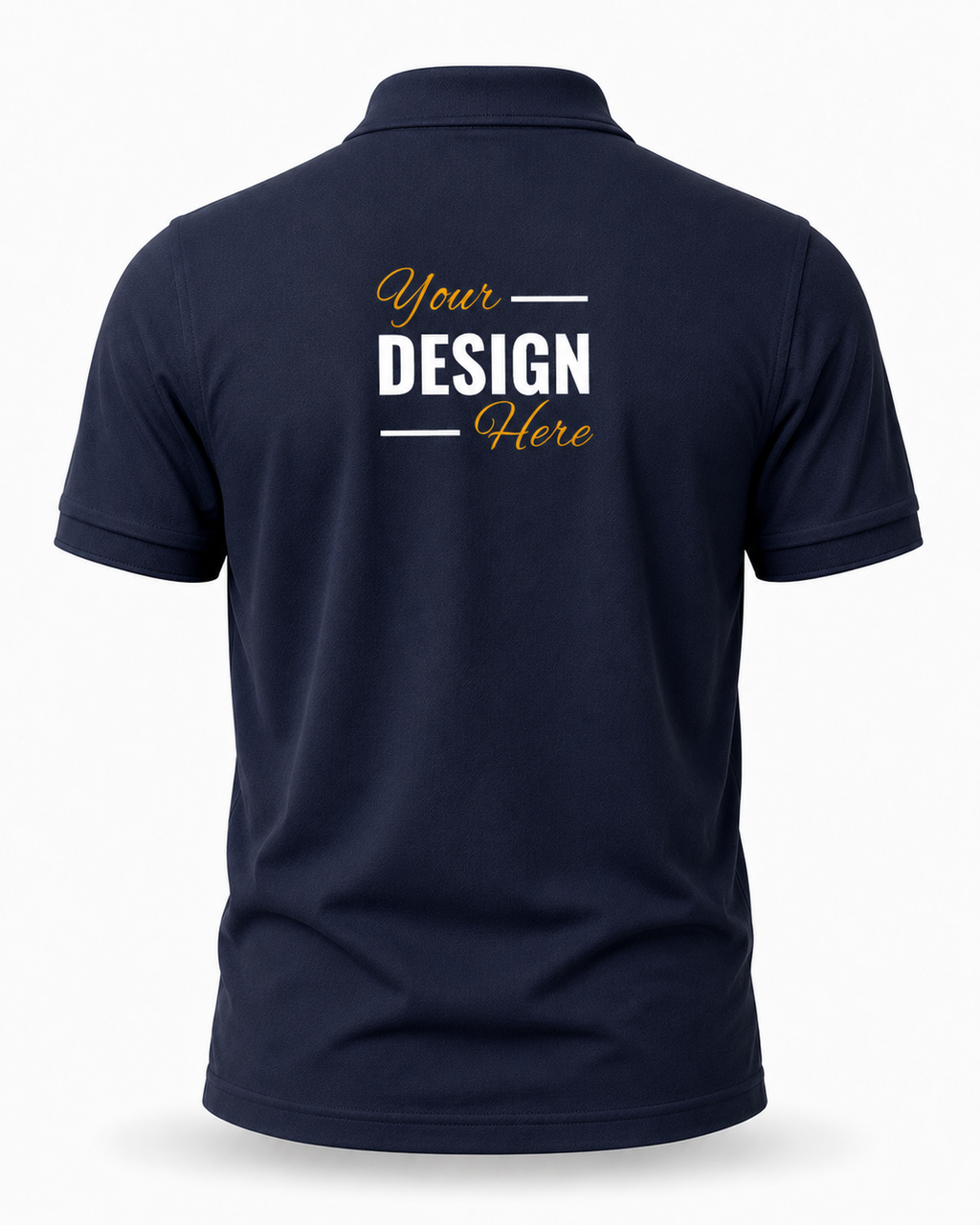 Custom Polo T-Shirt Print Your Logo or Design Unisex
