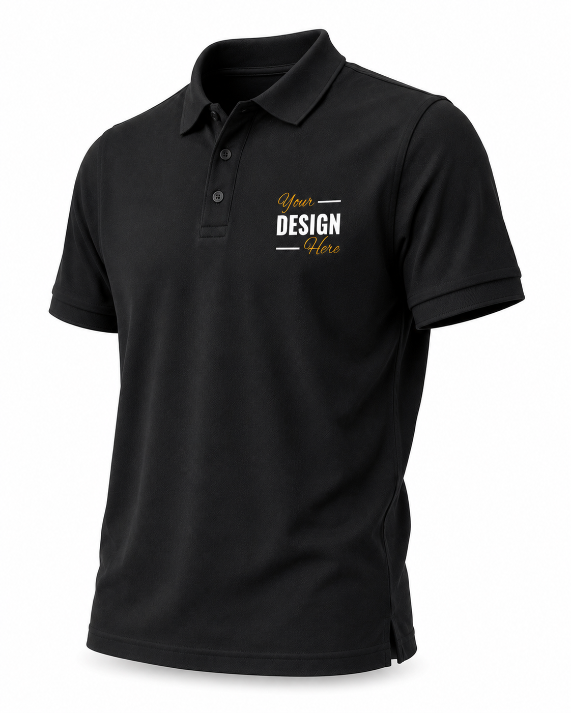 Custom Polo T-Shirt Print Your Logo or Design Unisex