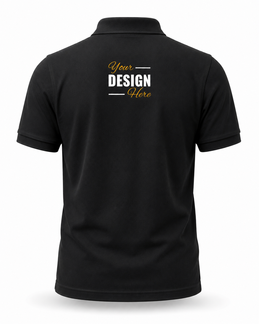 Custom Polo T-Shirt Print Your Logo or Design Unisex