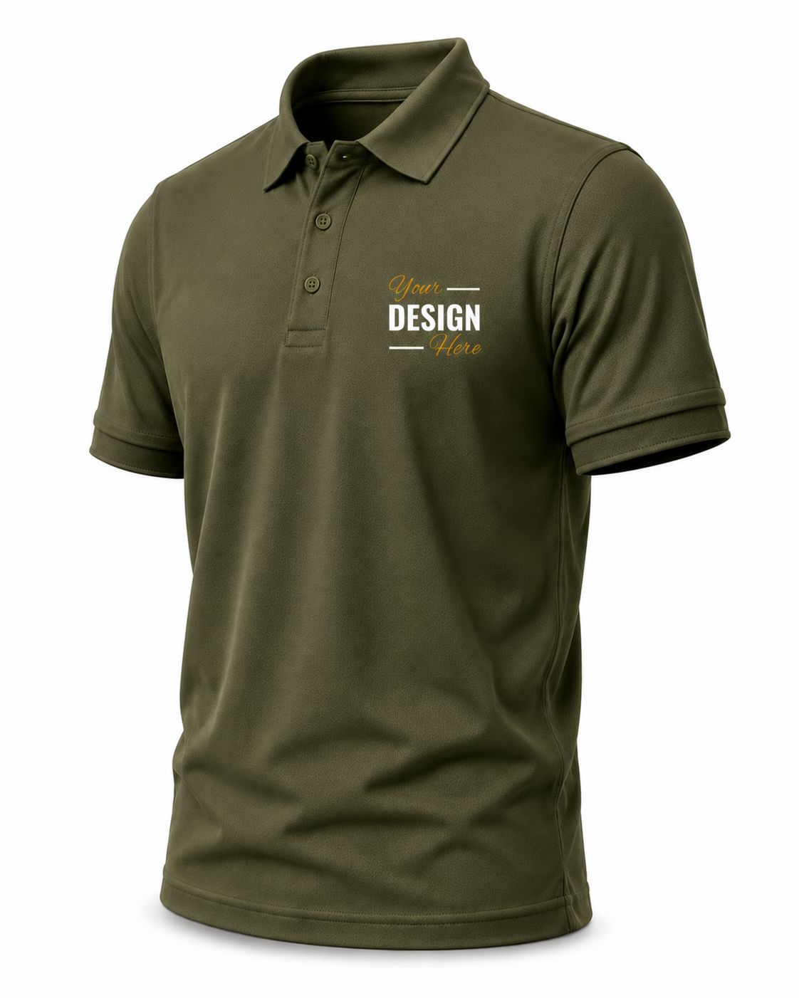Custom Polo T-Shirt Print Your Logo or Design Unisex