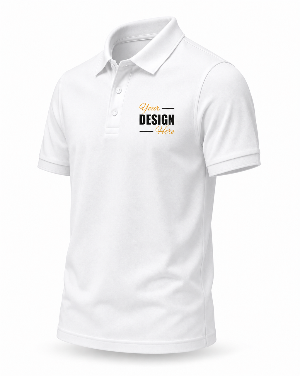 Custom Polo T-Shirt Print Your Logo or Design Unisex