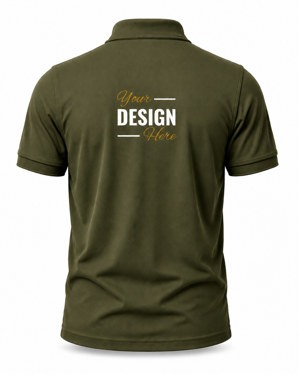 Custom Polo T-Shirt Print Your Logo or Design Unisex