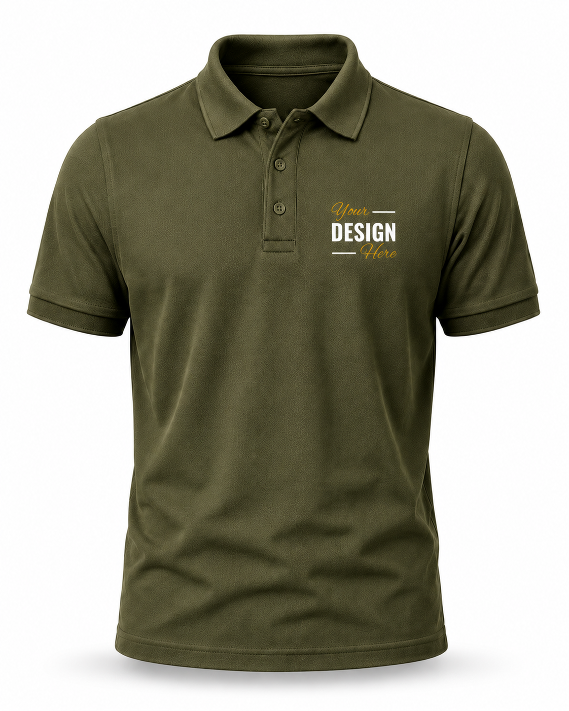 Custom Polo T-Shirt Print Your Logo or Design Unisex