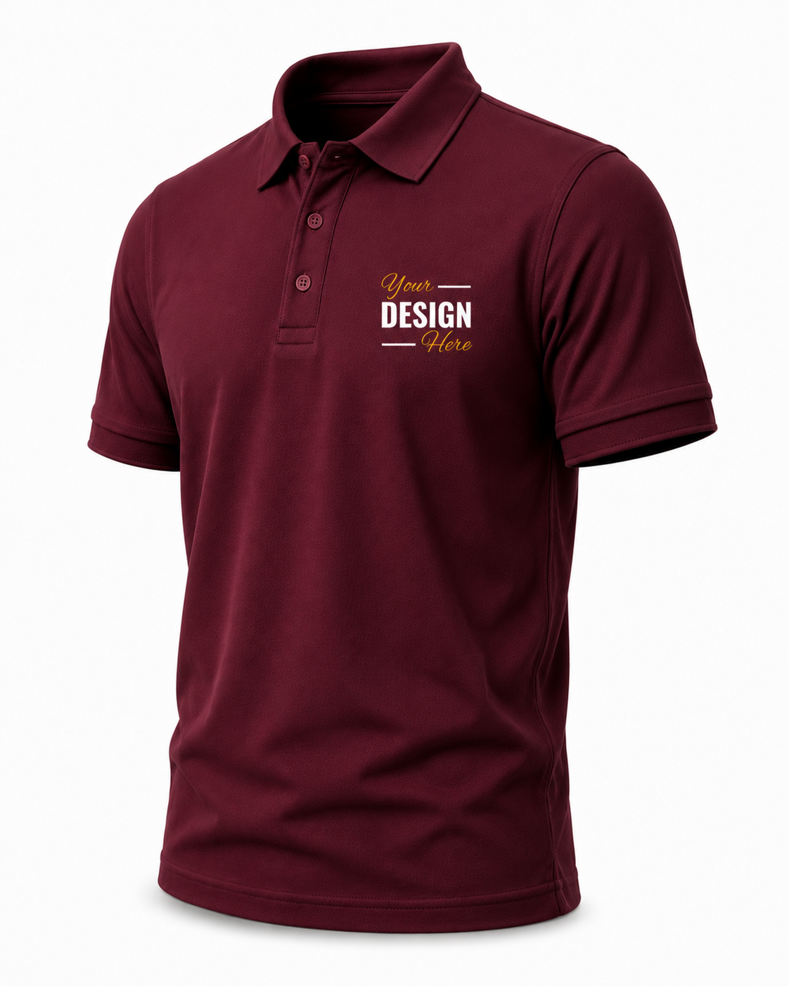 Custom Polo T-Shirt Print Your Logo or Design Unisex