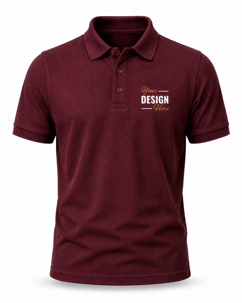 Custom Polo T-Shirt Print Your Logo or Design Unisex