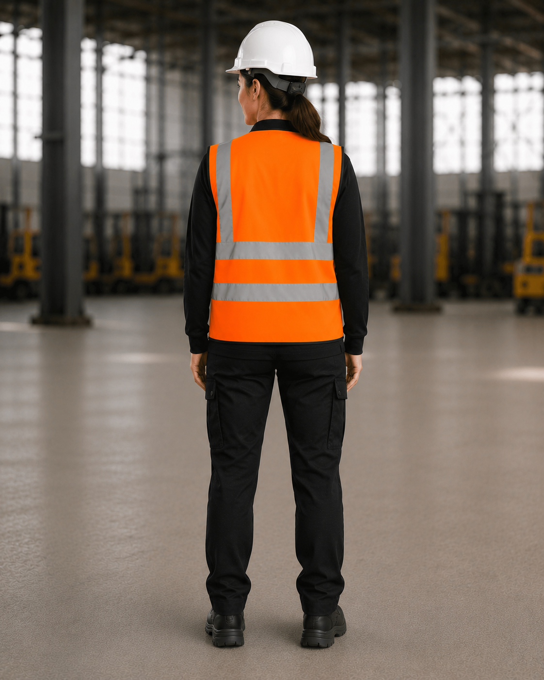 Orange Classic Hi-Vis Safety Vest (Unisex Two-Band)