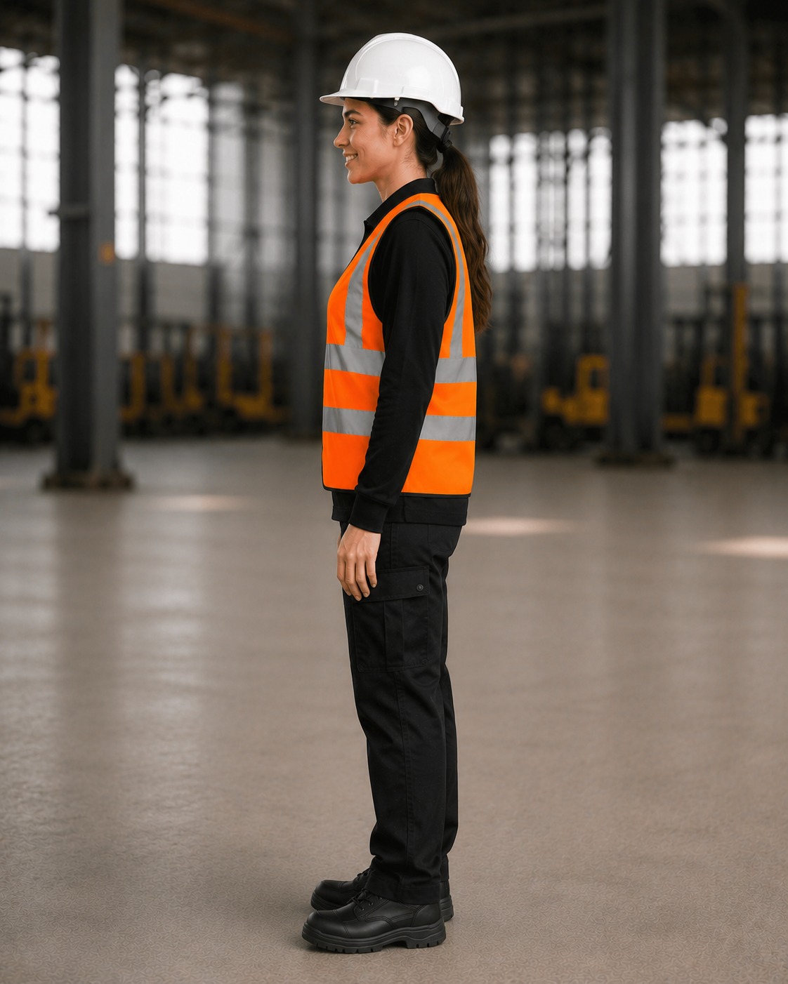 Orange Classic Hi-Vis Safety Vest (Unisex Two-Band)