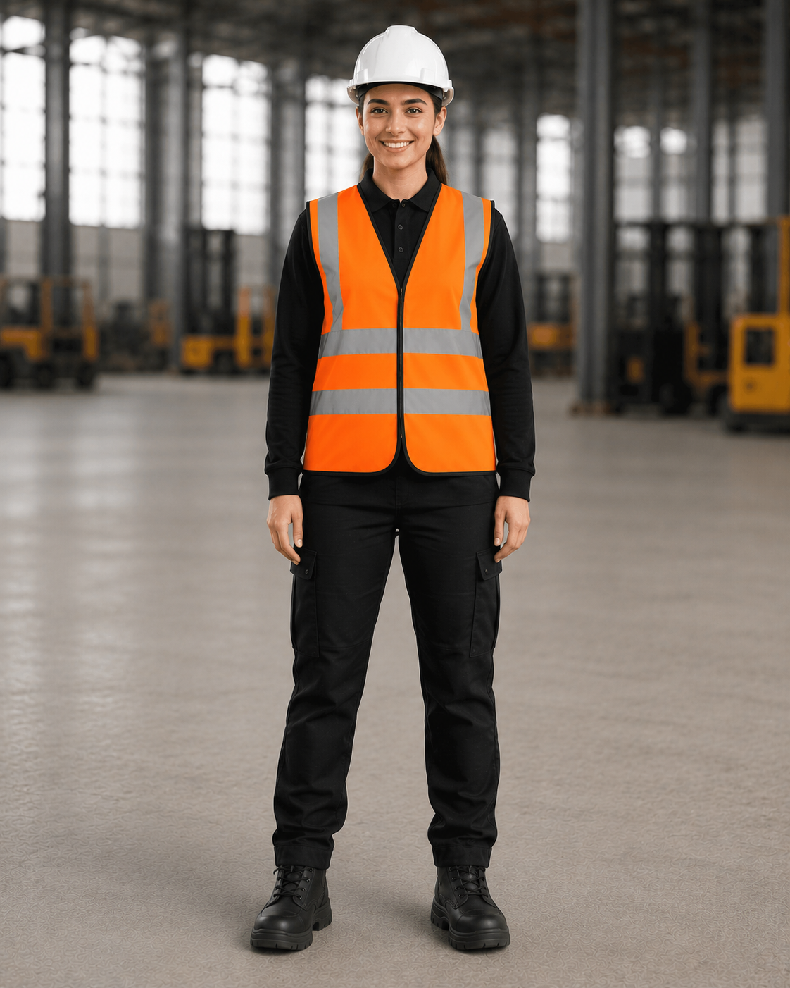 Orange Classic Hi-Vis Safety Vest (Unisex Two-Band)