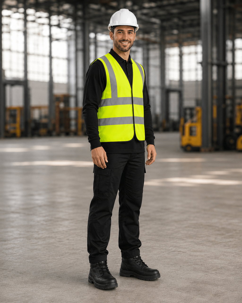 Yellow Classic Hi-Vis Safety Vest (Unisex Two-Band)